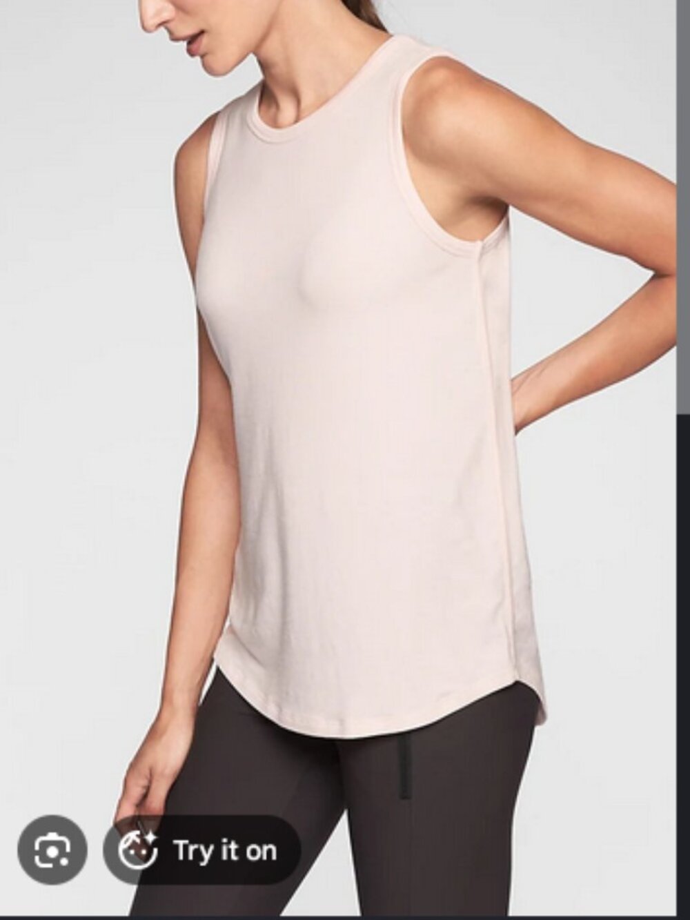 Cloudlight Relaxed Tank - off white color